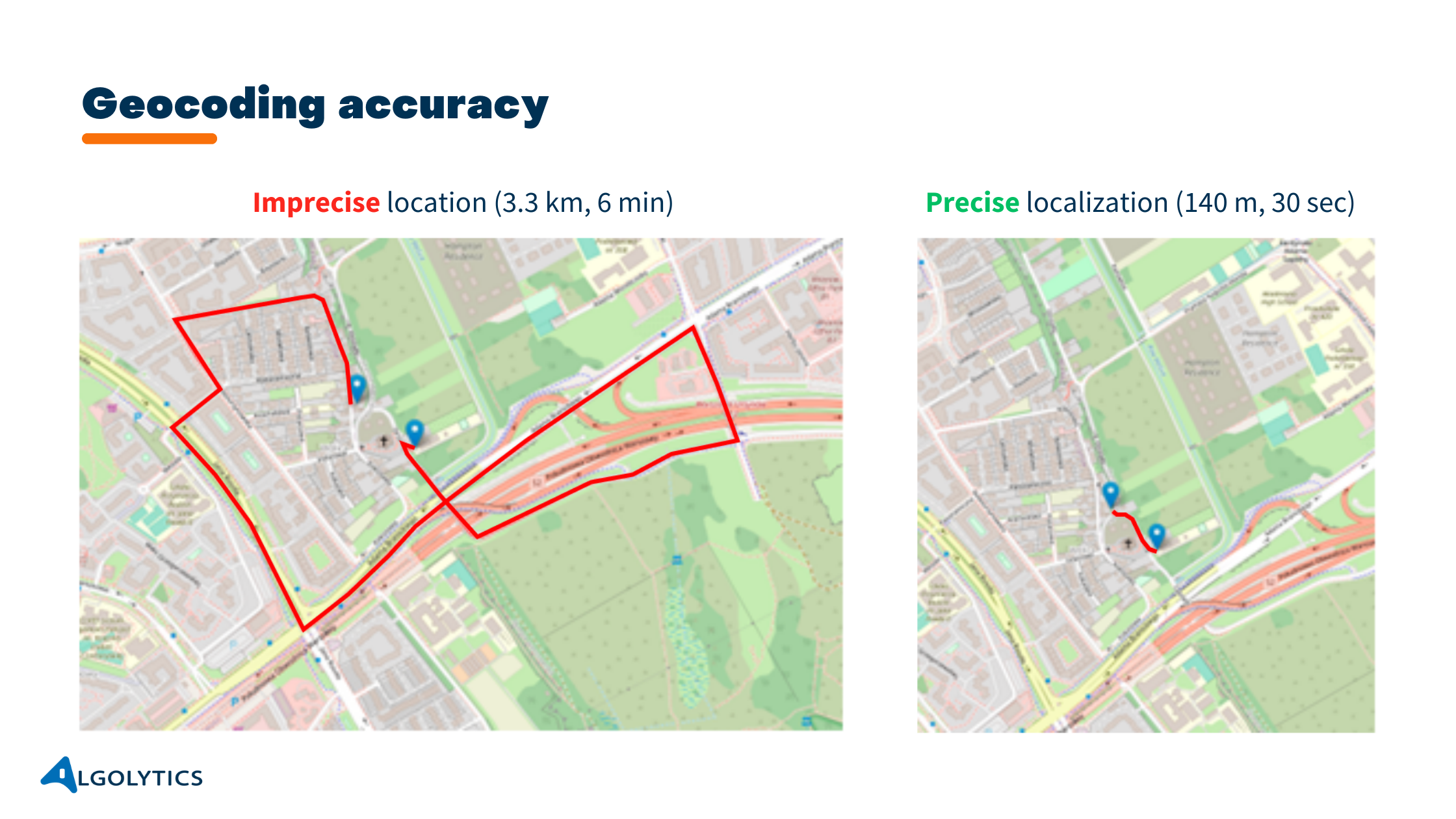 Precise geocoding